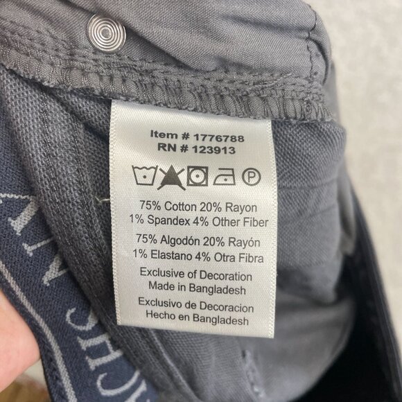 NEW Jachs New York Men's 32x29 5 Pocket Pants Straight Fit Gray Stretch Fabric - Picture 6 of 8